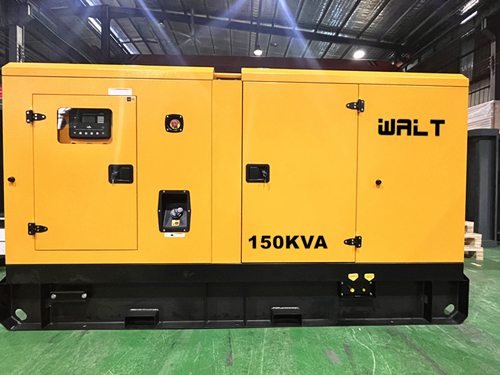 150 kVA silent diesel generator set by WALT Power