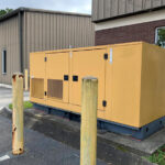Hospital emergency standby diesel generator system installed for backup power