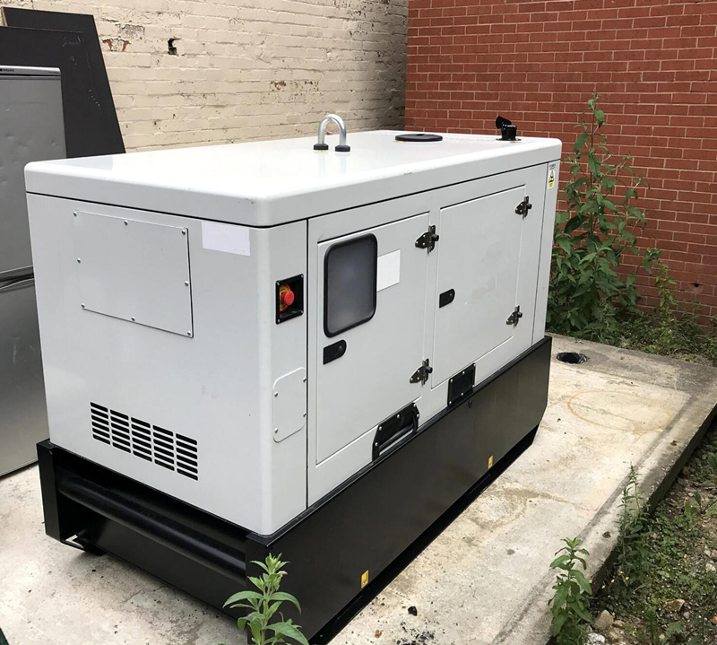 Diesel generator operating at no load during startup stabilization