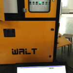 diesel generator load bank testing with control panel and monitoring system