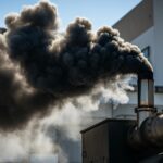 diesel generator black smoke exhaust under load