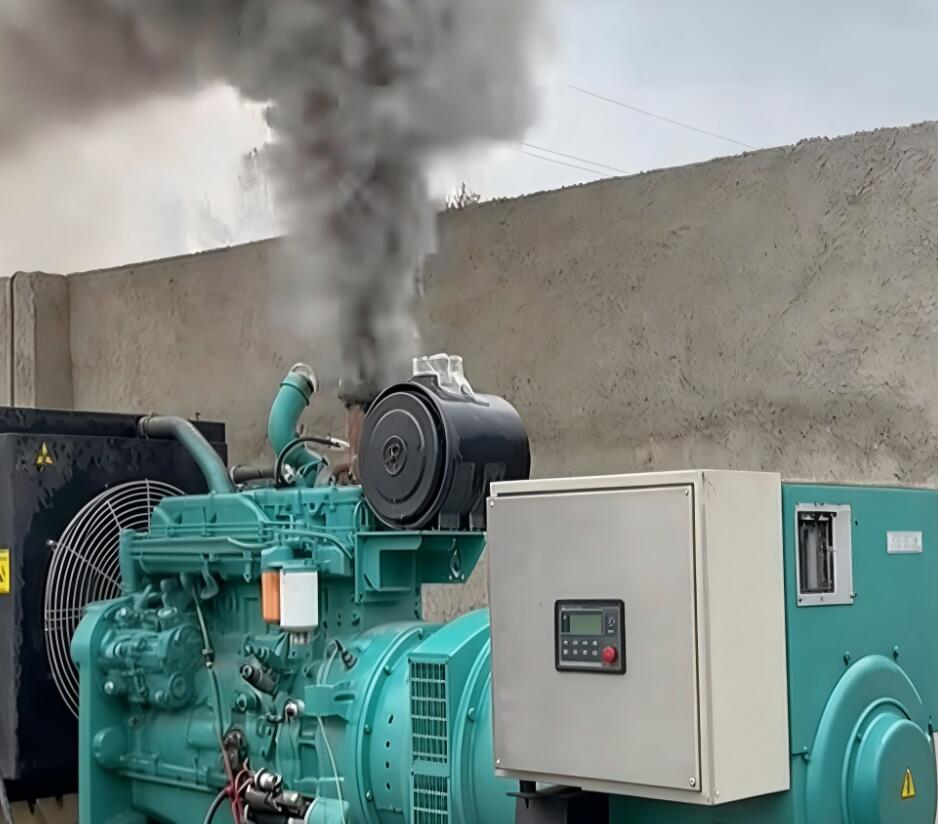 diesel generator black smoke under load