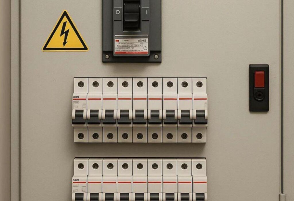 diesel generator trip alarm on control panel under load