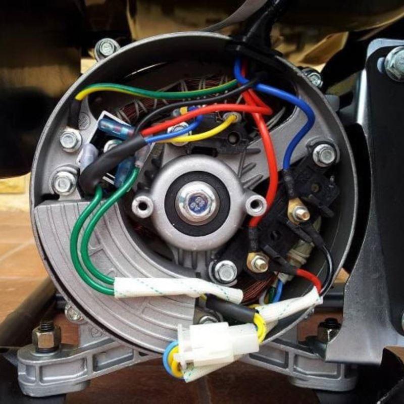 Generator AVR installed inside alternator terminal box