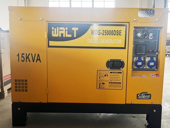air-cooled silent 15kVA portable diesel generator